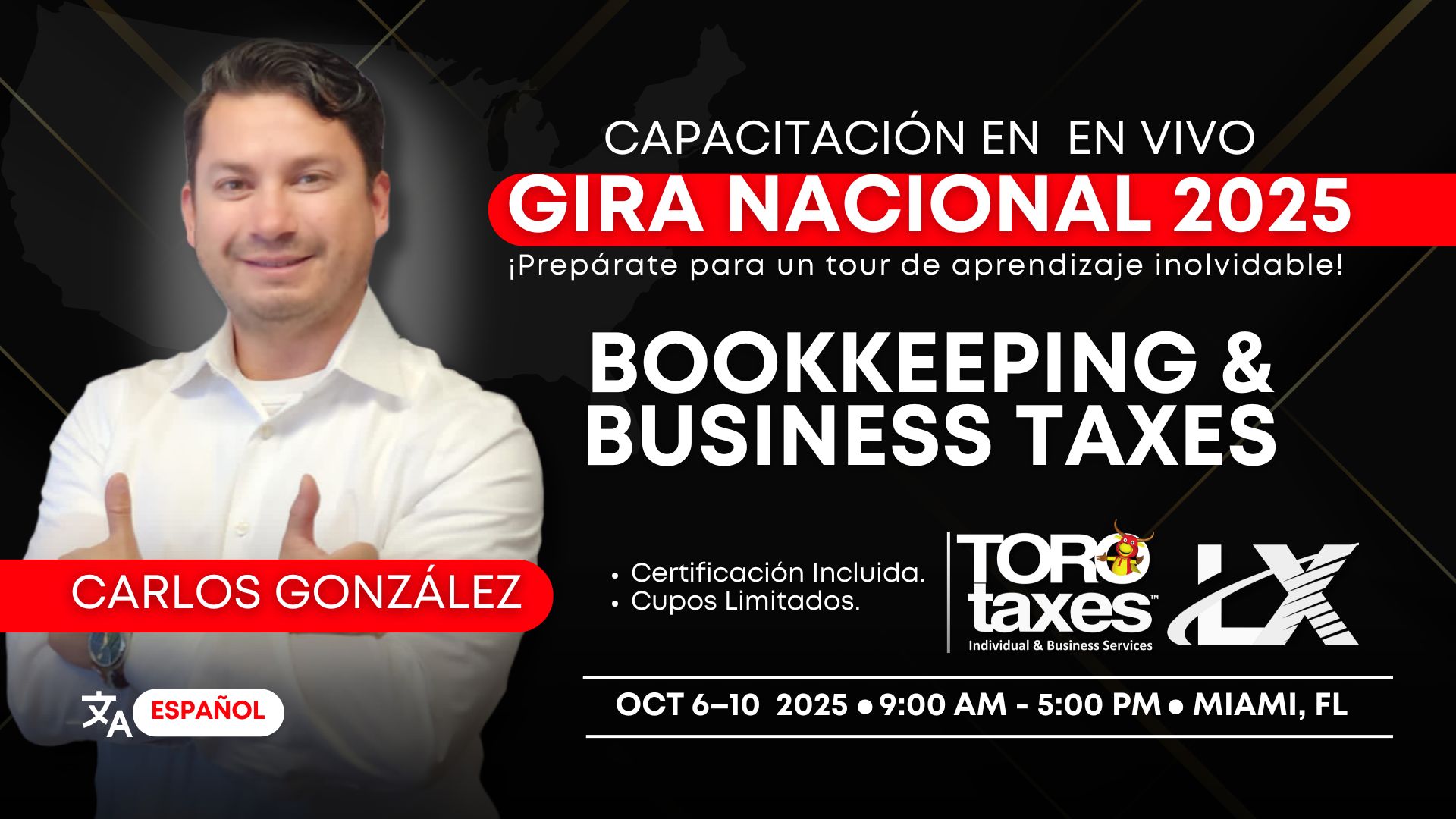 Bookkeeping & Business Taxes – Carlos Gonzalez (Miami)