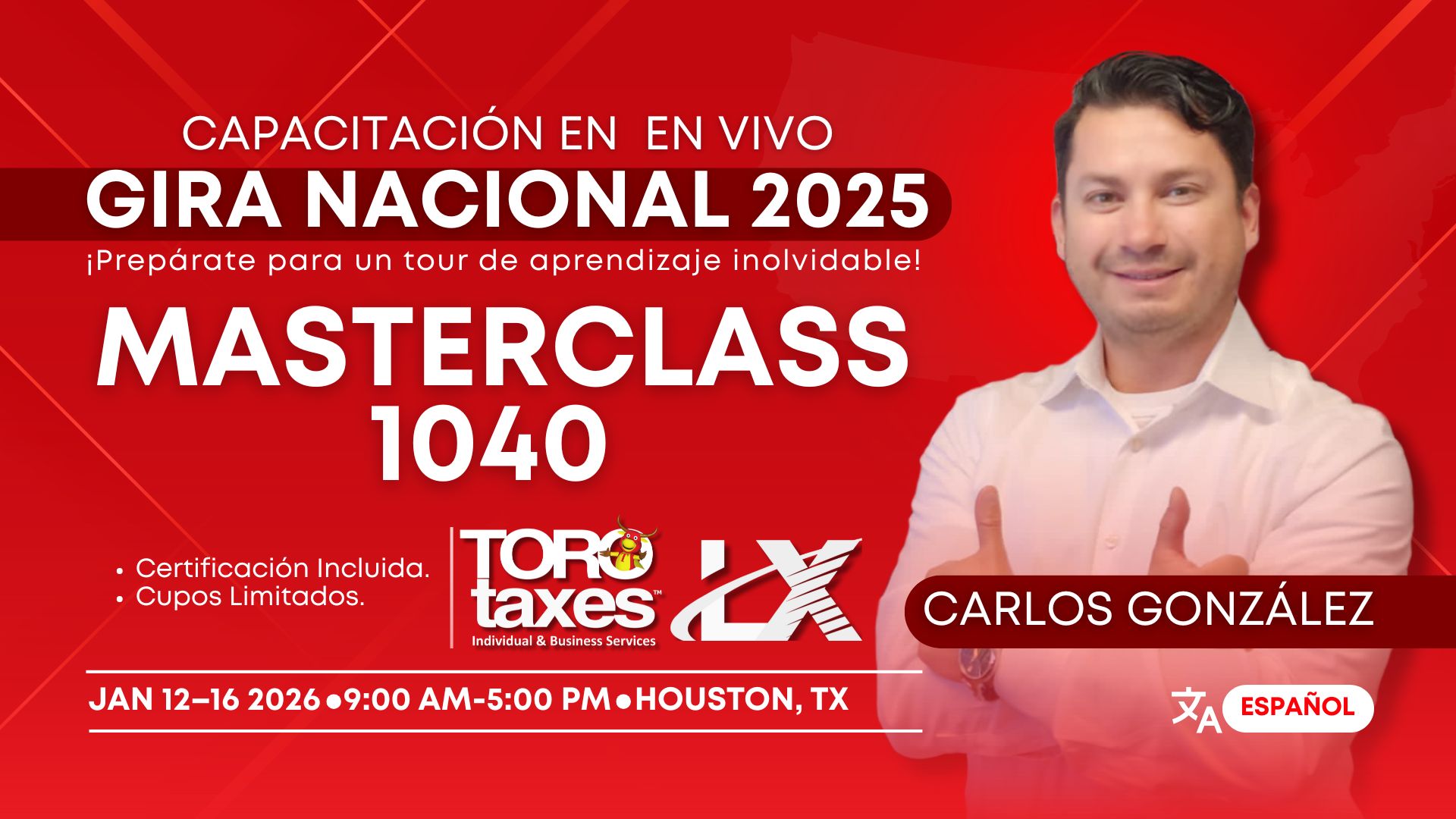 Tax Preparation in Person Course (Houston)